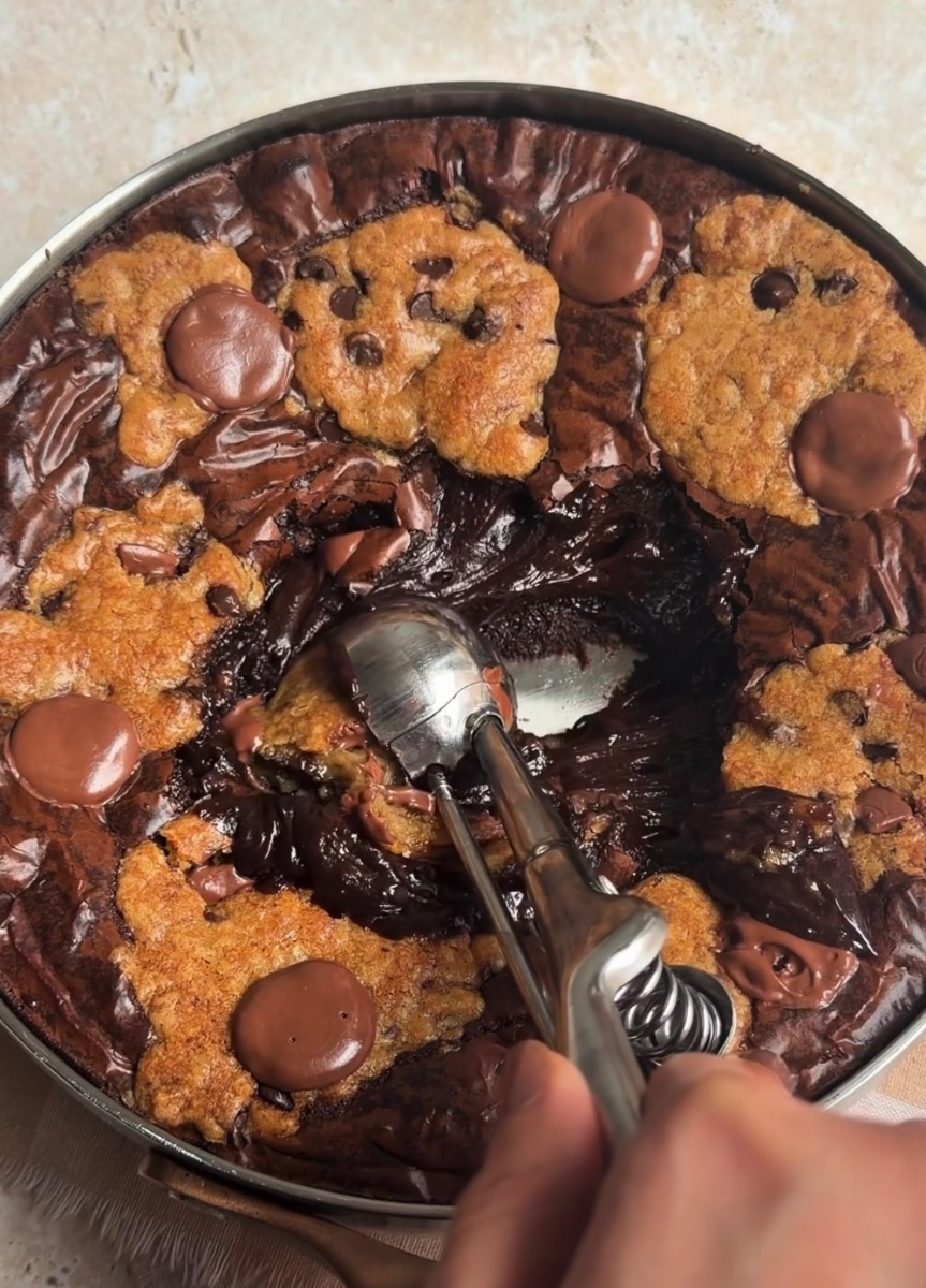 Brookie Cookie Tin from Choc & Cherry