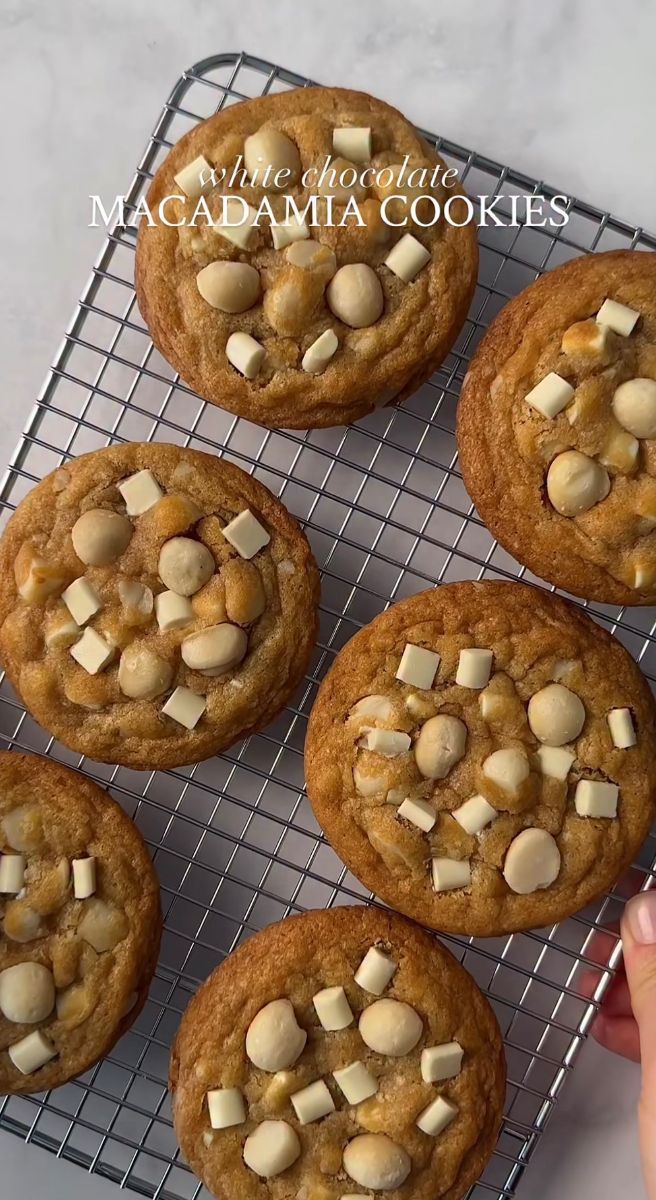 Nutty Macadamia Cookies from Choc & Cherry