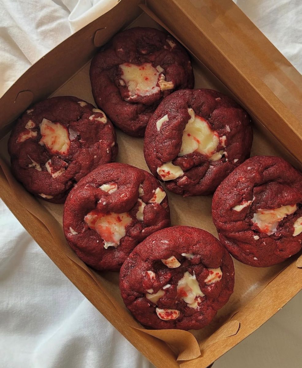Red Velvet Love Cookies from Choc & Cherry